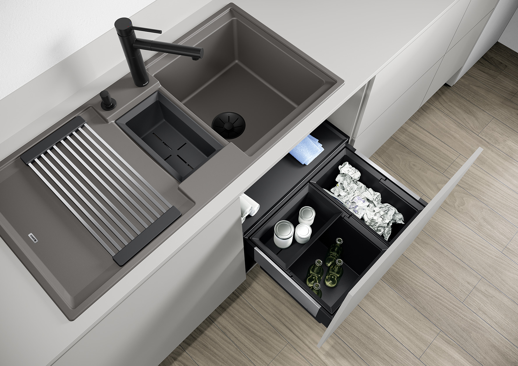 BLANCO ADIRA 6 S InFino silgranit™