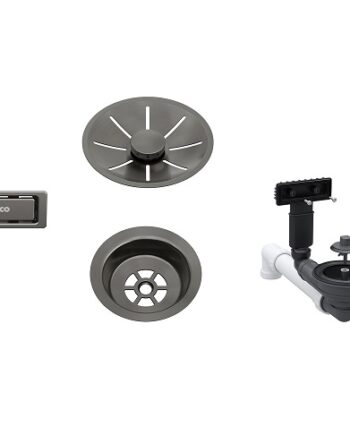 BLANCO SATIN DARK STEEL InFino pribor bez dalj.upr. – 1 korito