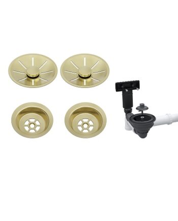 BLANCO SATIN ZLATNI InFino pribor bez dalj.upr. – 2 korita