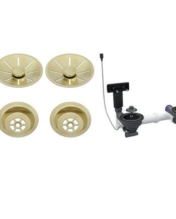 BLANCO SATIN ZLATNI InFino pribor s dalj.upr. – 2 korita