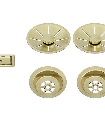 BLANCO SATIN ZLATNA InFino set – 2 korita