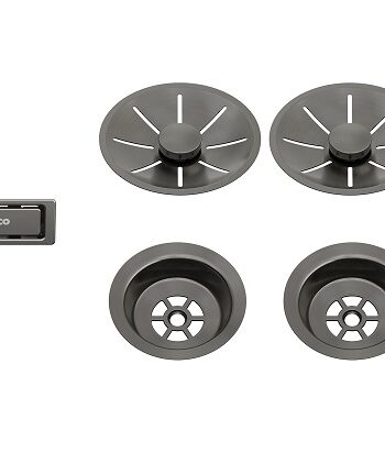 BLANCO SATIN DARK STEEL InFino set – 2 korita