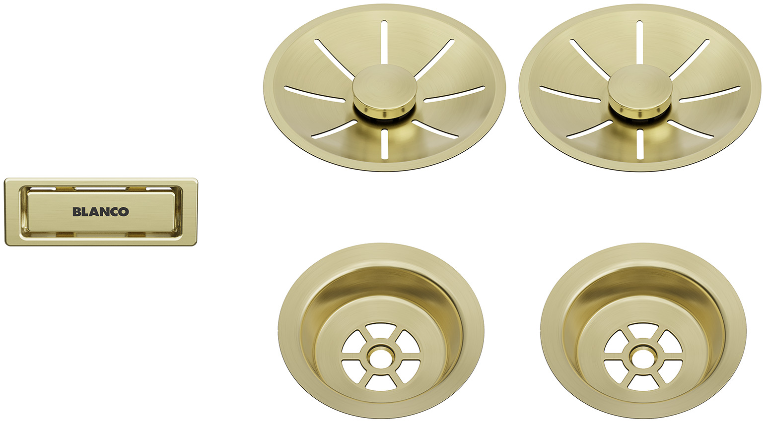 BLANCO SATIN ZLATNA InFino set – 2 korita