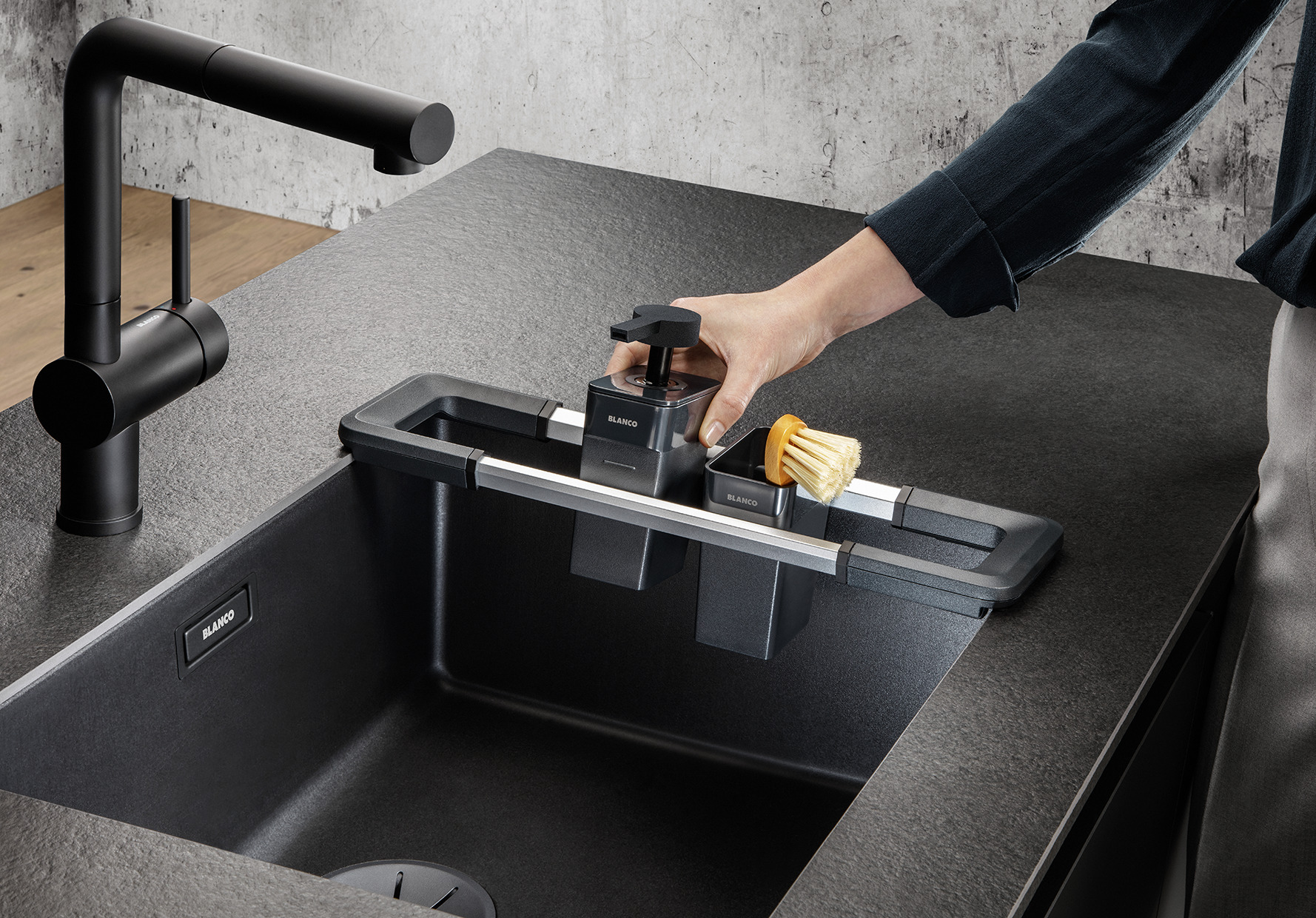 BLANCO set za sudoper - dozer, posuda i cjedilo