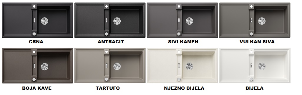 BLANCO ADIRA XL 6 S-F InFino silgranit™