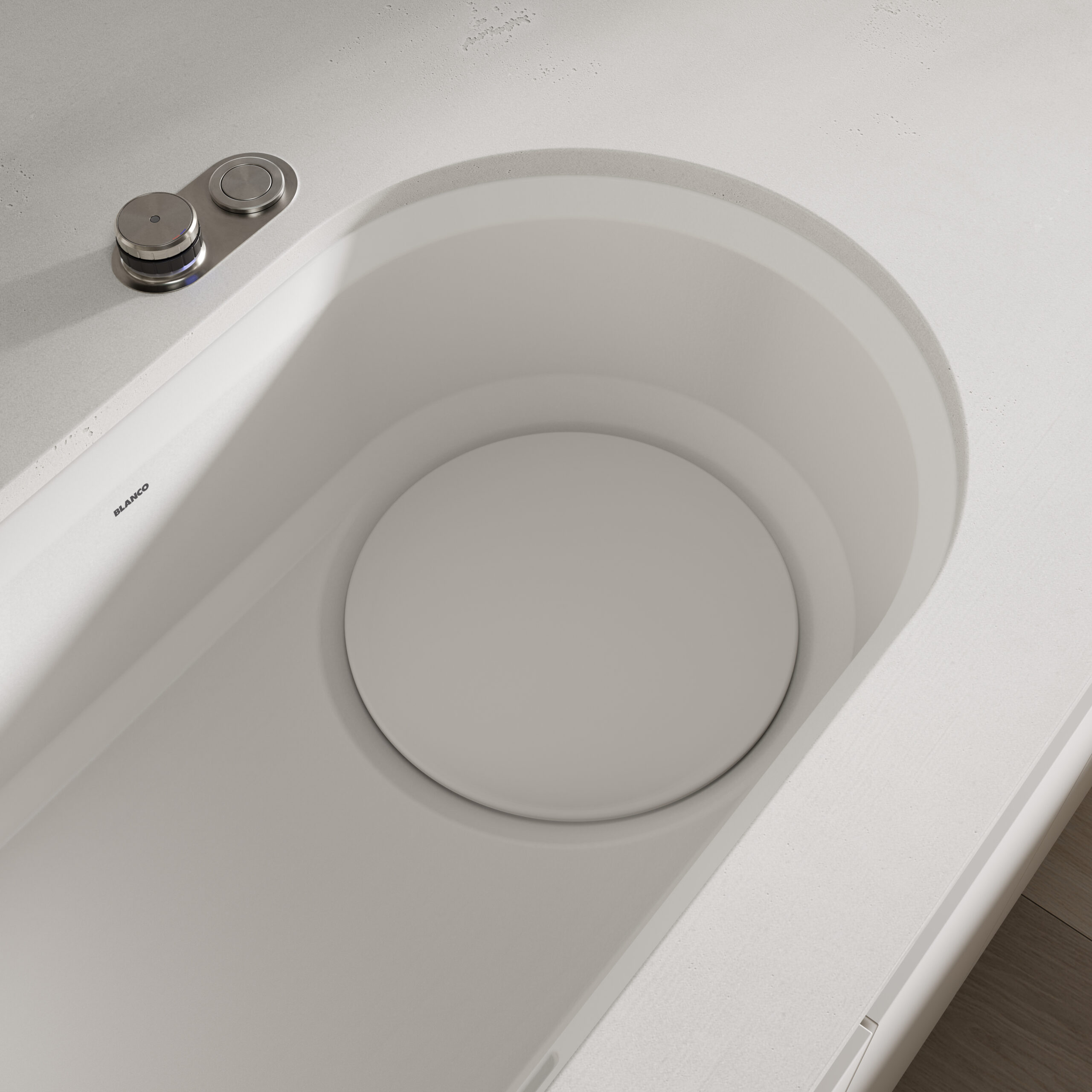 Sudoper BLANCO OOVALON 700-U velgranit