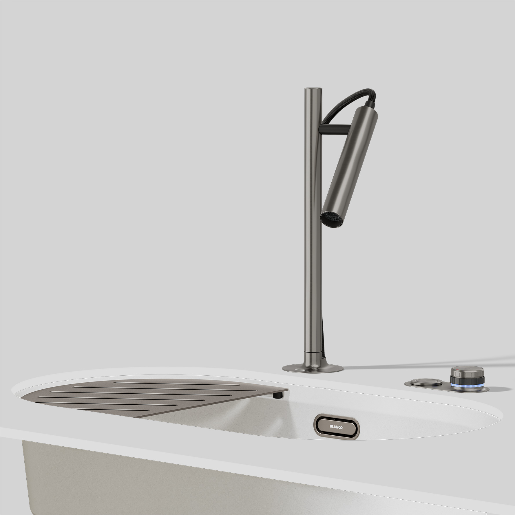 BLANCO LUNEOO-S satin platinum VT