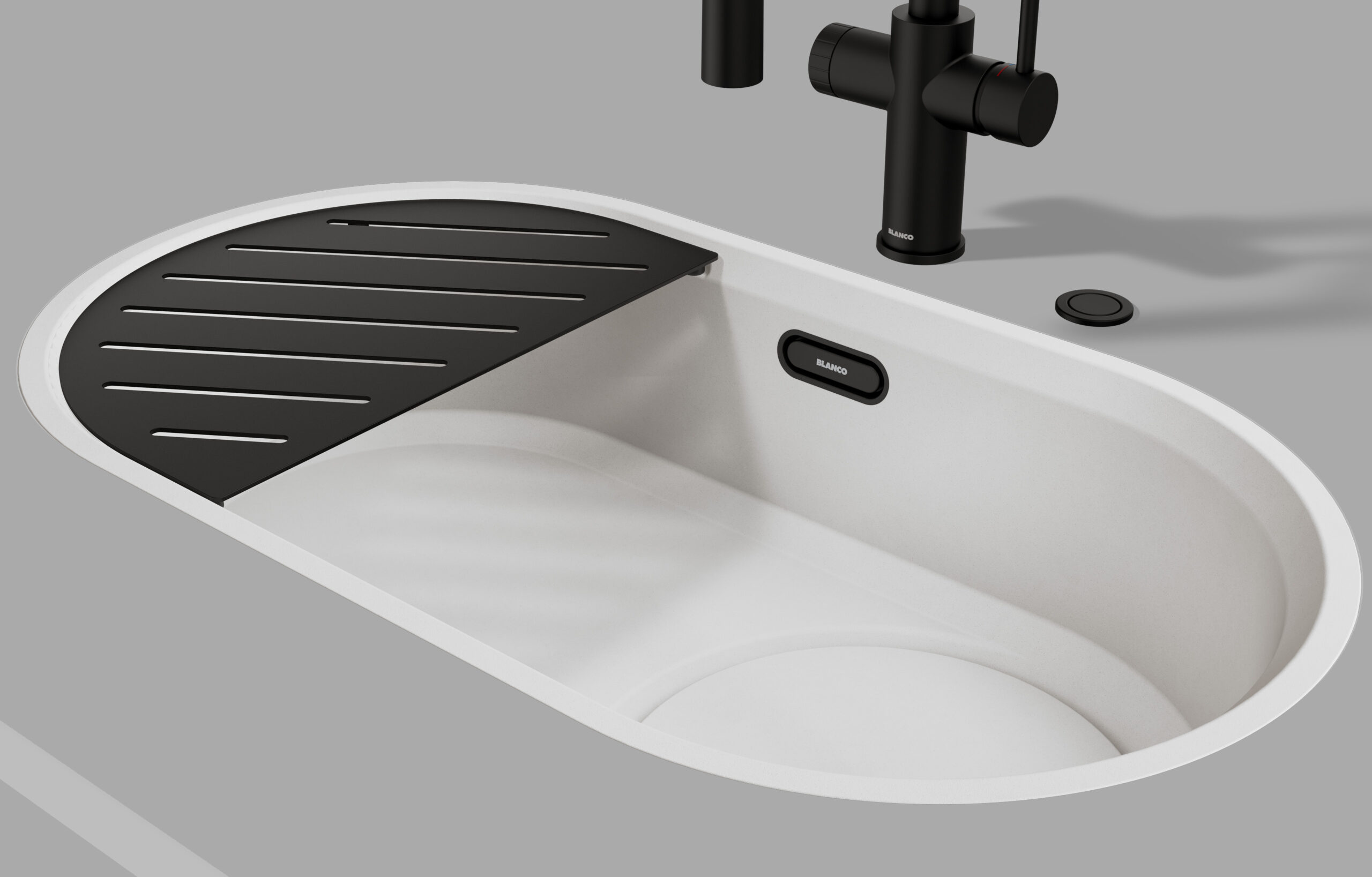 Sudoper BLANCO OOVALON 700-IF velgranit