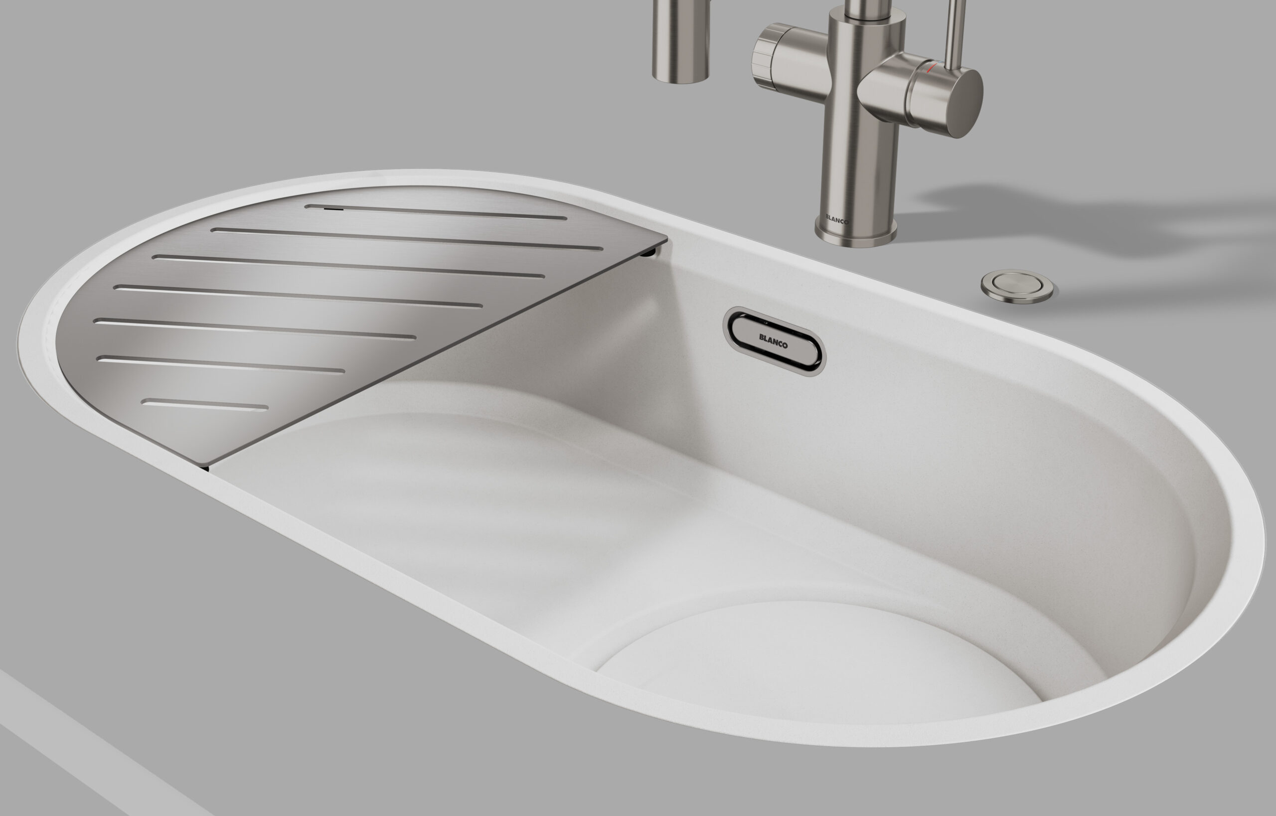 Sudoper BLANCO OOVALON 700-IF velgranit