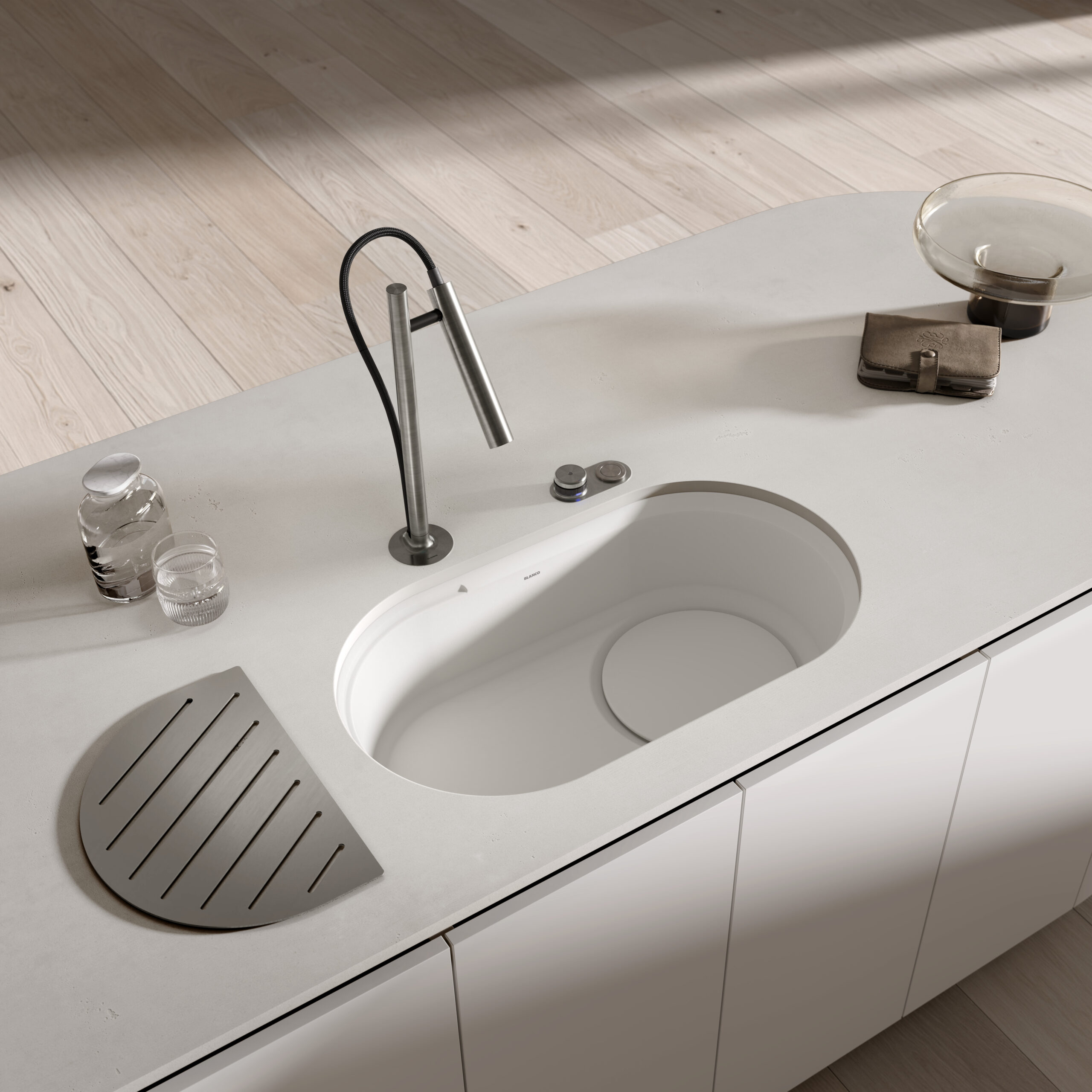 Sudoper BLANCO OOVALON 700-U velgranit