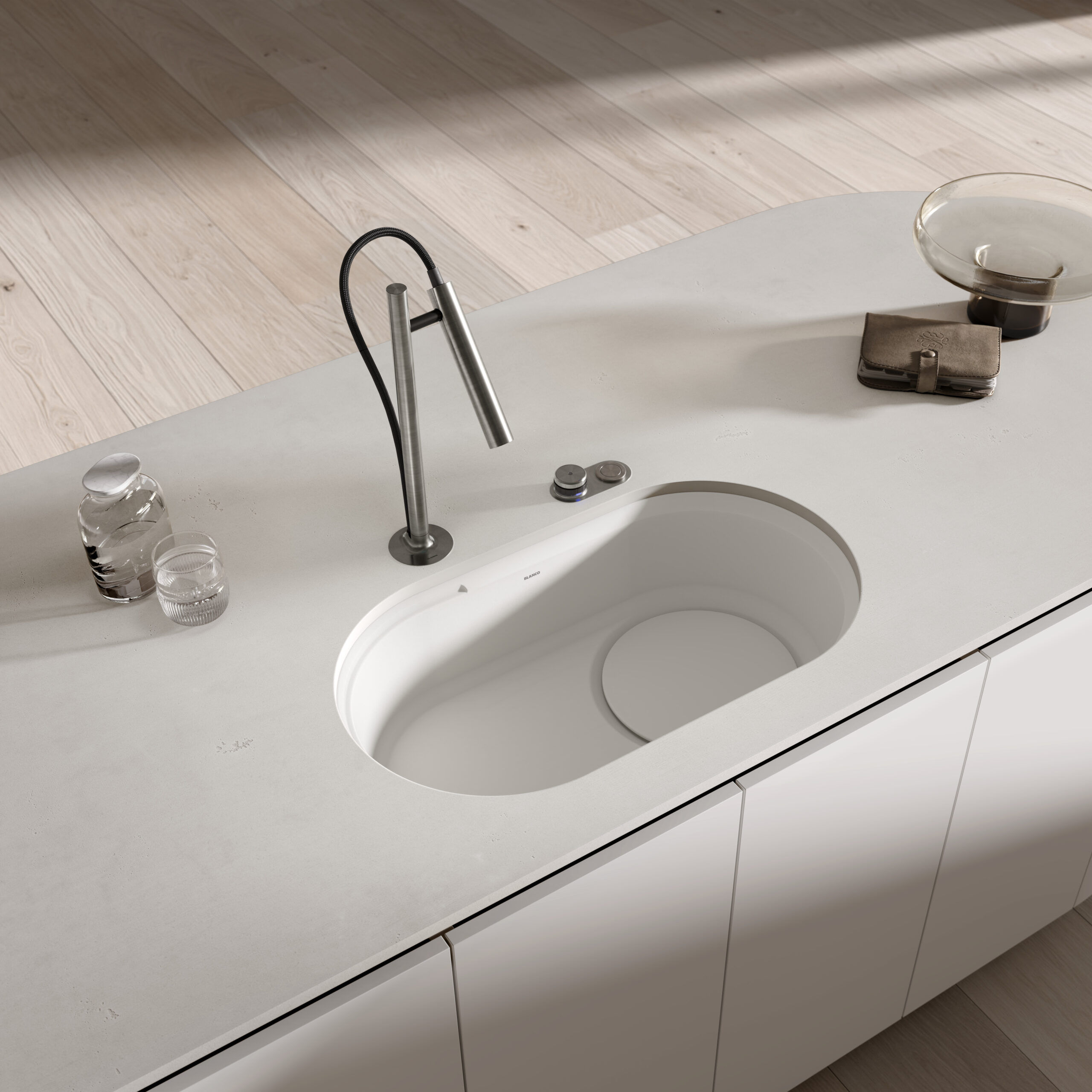 Sudoper BLANCO OOVALON 700-U velgranit